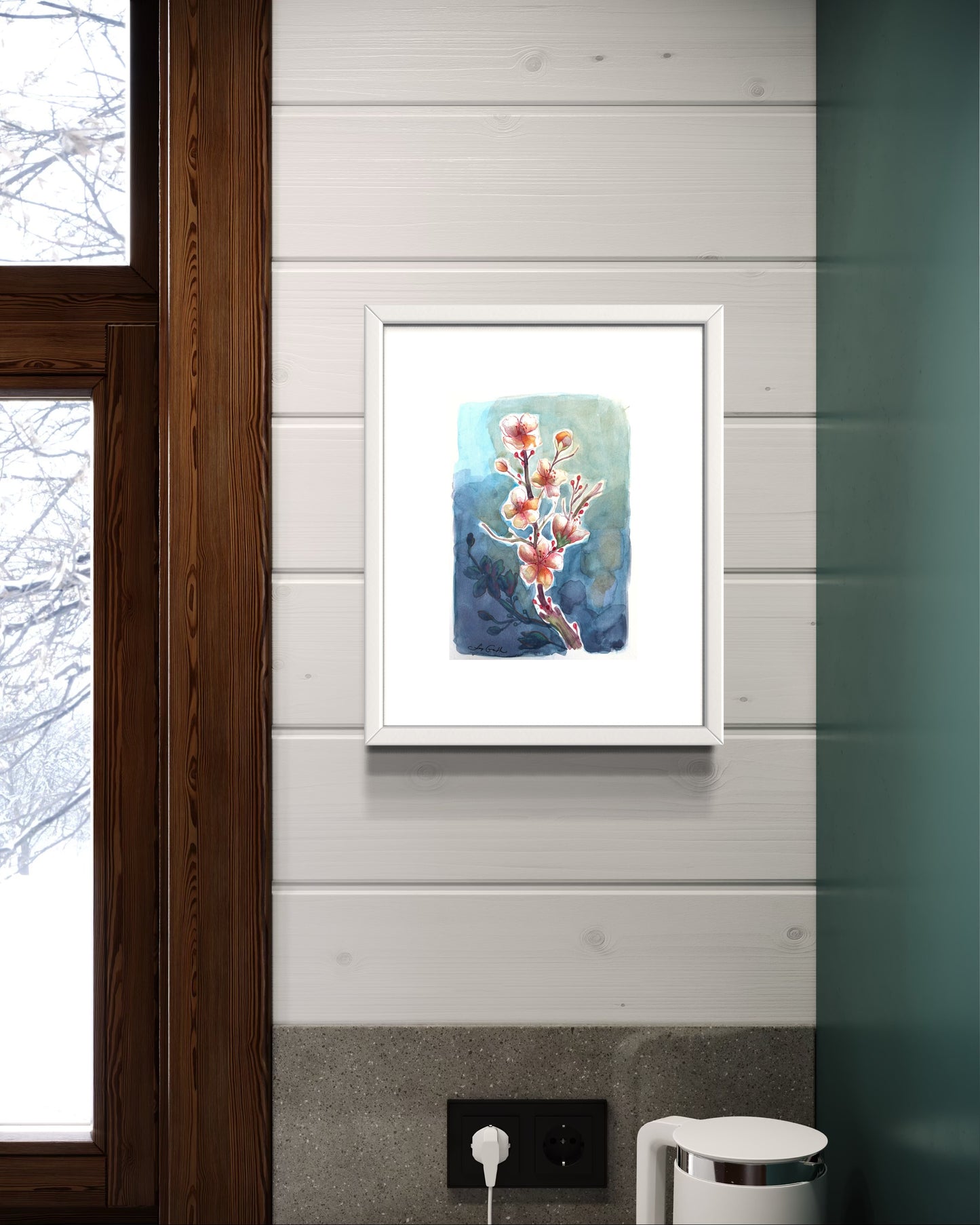 Spring in Bloom – Original Watercolor Painting on 7x10 Paper | Floral Botanical Wall Art