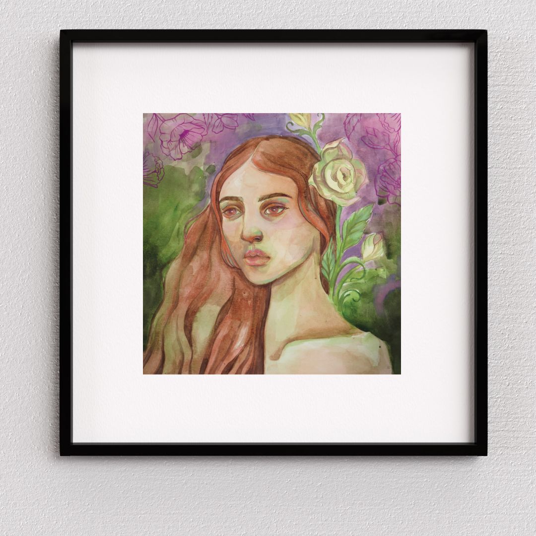 Violet- Art Print
