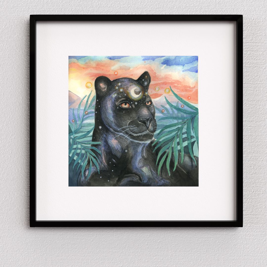 The Black Panther-Art Print 8x10