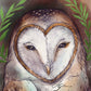 Mystic Barn Owl – Digital Art Print | Whimsical Forest Owl Illustration | Available in 5x7, 8x10, 11x14