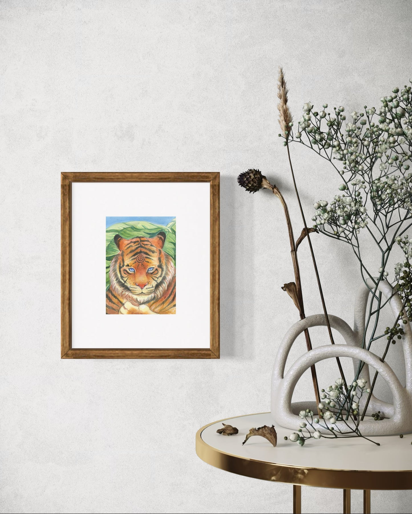 The tiger- Art Print 8x10