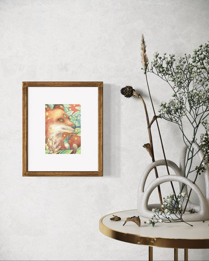 The Fox-Art Print 8x10